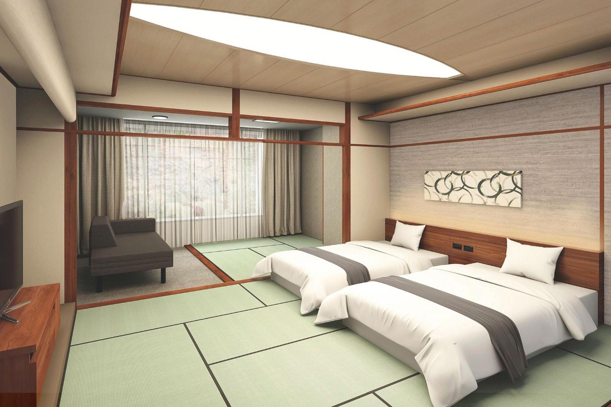 מלון Shibukawa Ooedo Onsen Monogatari Ikaho מראה חיצוני תמונה